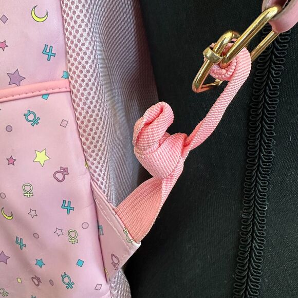 Sailor Moon Pink‎ School Backpack Luna Large 17”X14” In the Name Of The Moon main image 8